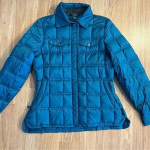 Woolrich Abington Teal Goose Down Puffer Coat - EUC - Medium